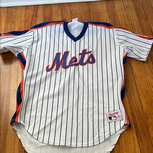 Mets Pinstripe Baseball Jersey